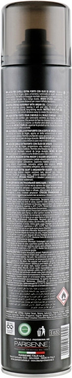 Black Professional Line Питательный лак для волос с аргановым маслом Argan Treatment Nourishing Hairspray - фото N2