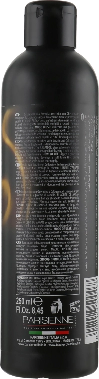 Black Professional Line Шампунь з арганієвою олією, кератином і колагеном Argan Treatment Shampoo - фото N2