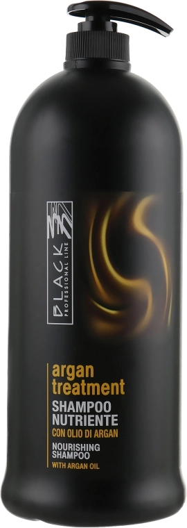 Black Professional Line Шампунь з арганієвою олією, кератином і колагеном Argan Treatment Shampoo - фото N3