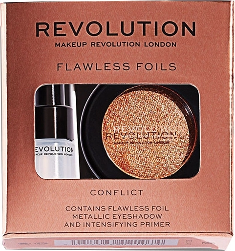 Makeup Revolution Flawless Foils (eyeshadow/2g + primer/2ml) Набор - фото N1