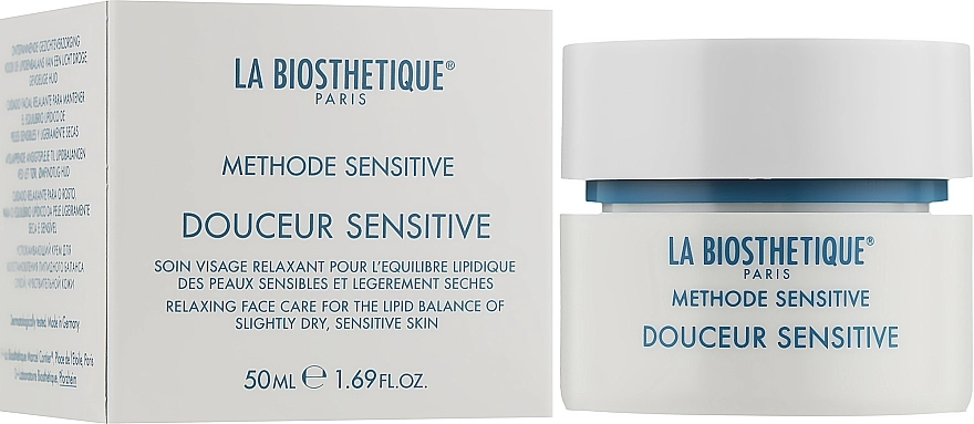 La Biosthetique Заспокійливий крем для відновлення ліпідного балансу сухої чутливої шкіри Douceur Sensitive Cream - фото N2