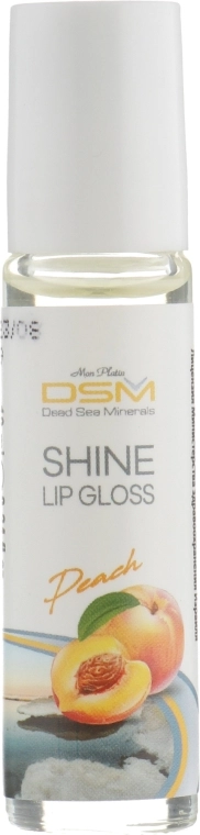 Mon Platin DSM Shine Lip Gloss Блиск для губ "Фруктовий поцілунок" з ароматом персика - фото N1