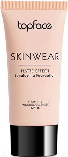 TopFace Skinwear Matte Effect SPF 15 Тональний крем - фото N1