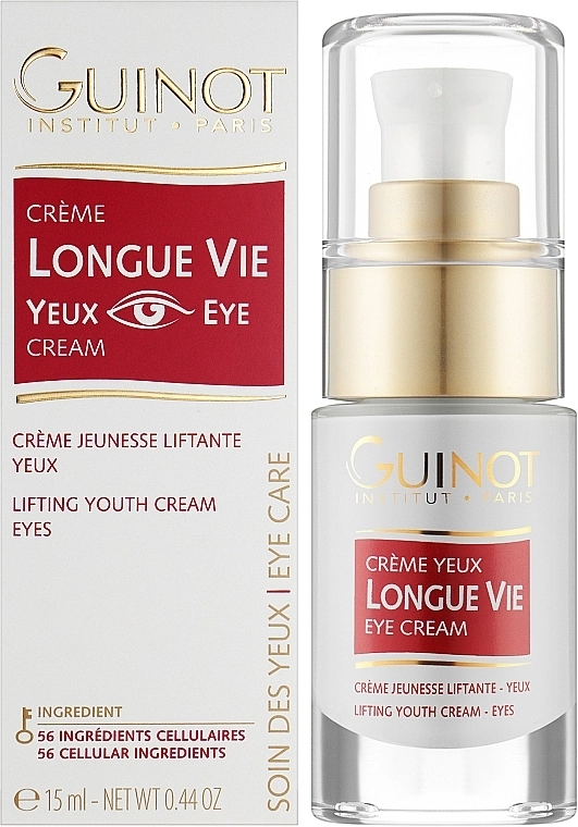 Guinot Омолоджувальний крем-ліфтинг для ділянки очей Longue Vie Yeux Eye Lifting - фото N2