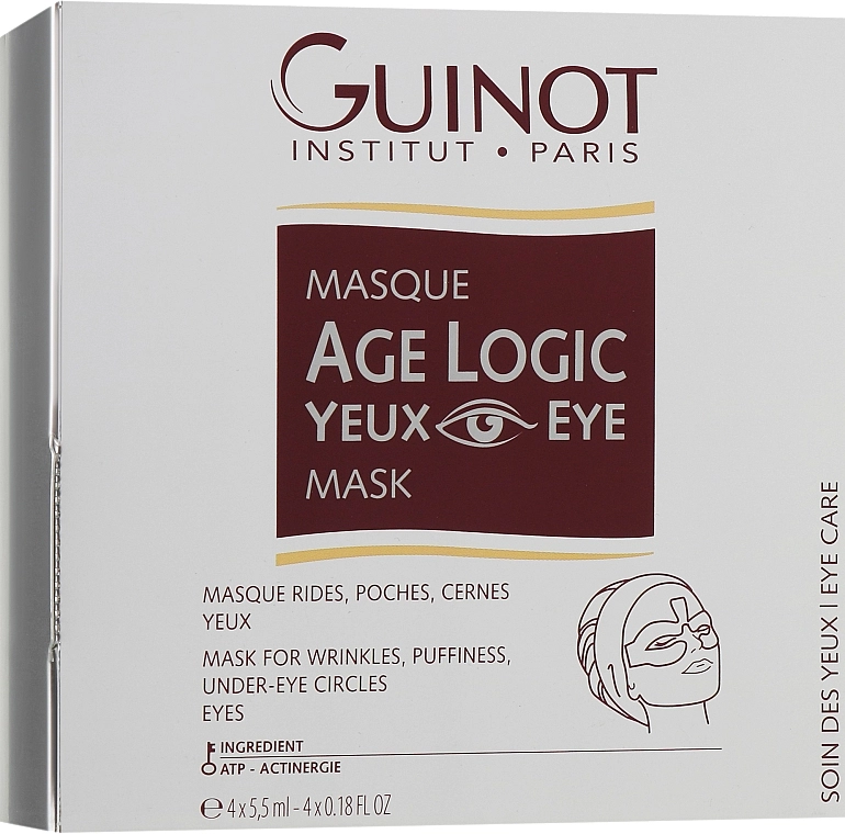 Guinot Маска для области глаз омолаживающая Age Logic Eye Mask - фото N1