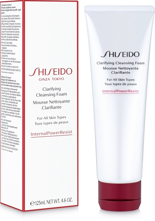 Shiseido Clarifying Cleansing Foam Пенка для лица, очищающая - фото N1