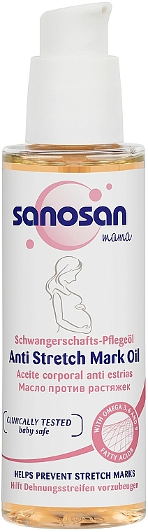 Sanosan Олія від розтяжок для вагітних Mama Anti-Stretch Mark Oil - фото N4