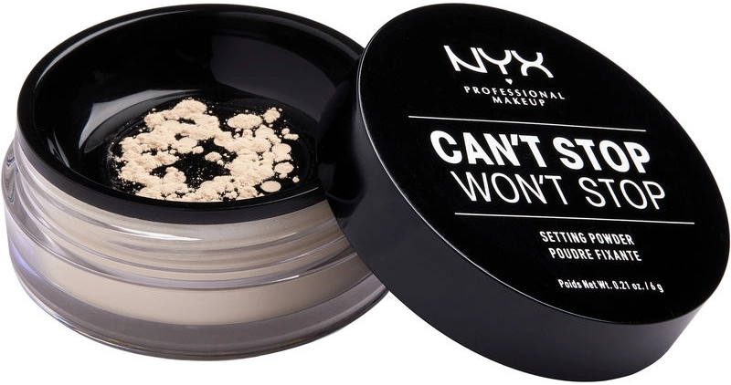 NYX Professional Makeup Can't Stop Won't Stop Setting Powder Фіксувальна розсипчаста пудра - фото N1