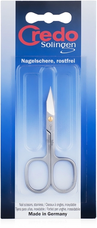 Credo Solingen Ножиці для кутикули вигнуті, 8 см, 25610 - фото N1