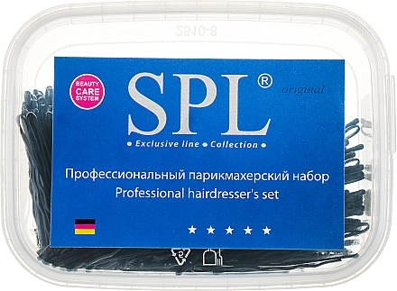 SPL Невидимки для волосся 50 мм, фрезеровані чорні, 50911 - фото N1