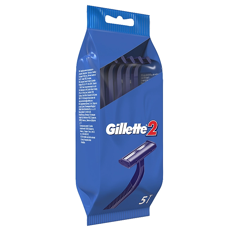 Gillette Набір одноразових станків для гоління, 5 шт. 2 - фото N2