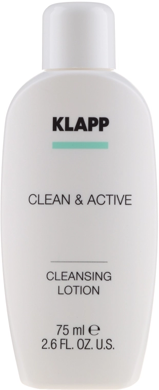 Klapp Базовая очищающая эмульсия Clean & Active Cleansing Lotion - фото N4