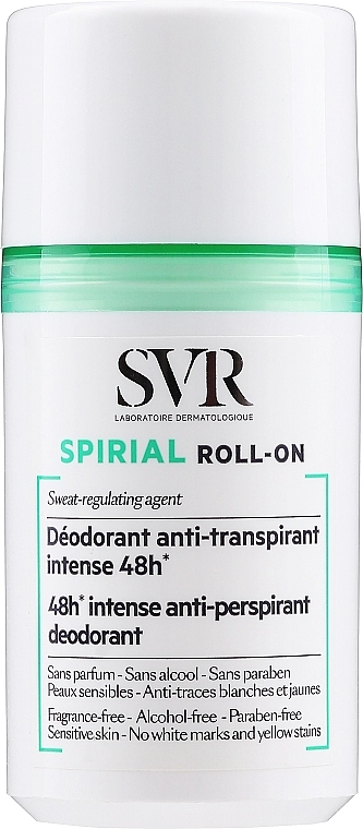 SVR Шариковый дезодорант-антиперспирант Spirial Roll-on - фото N1