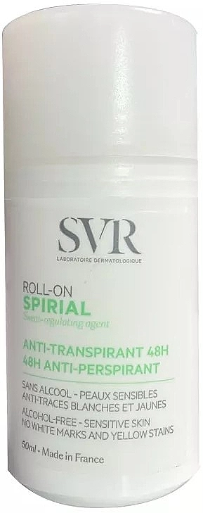 SVR Кульковий дезодорант-антиперспірант Spirial Roll-on - фото N2