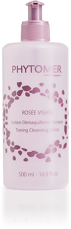 Трояндова вода для зняття макіяжу - Phytomer Rosee Visage Toning Cleansing Lotion, 500 мл - фото N1