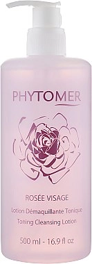 Розовая вода для снятия макияжа - Phytomer Rosee Visage Toning Cleansing Lotion, 500 мл - фото N2