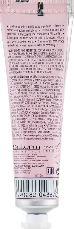 Salerm Крем для рук с пребиотиком Beauty Line Hand Cream - фото N5