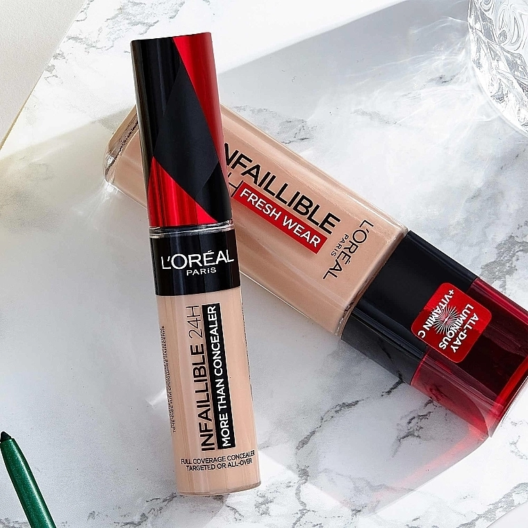 L’Oreal Paris L`Oréal Paris Infaillible More Than Concealer Стійкий багатофункціональний консилер для обличчя - фото N6