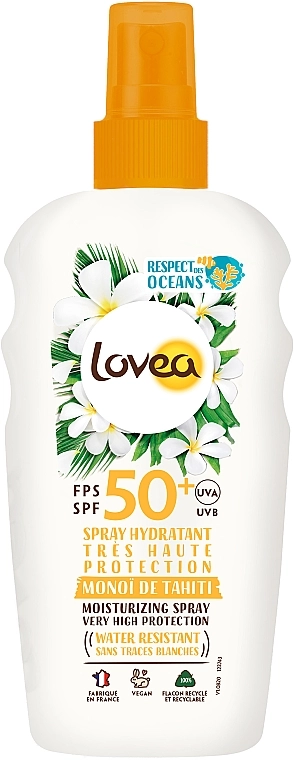 Lovea Сонцезахисний спрей Moisturizing Spray SPF 50 - фото N1