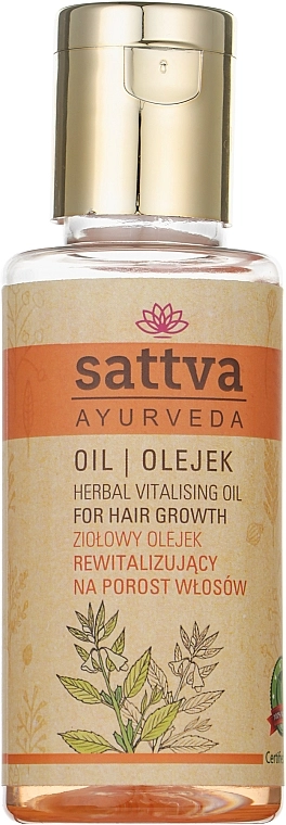 Sattva Трав'яна відновлювальна олія для росту волосся Vitailising Hair Oil - фото N1