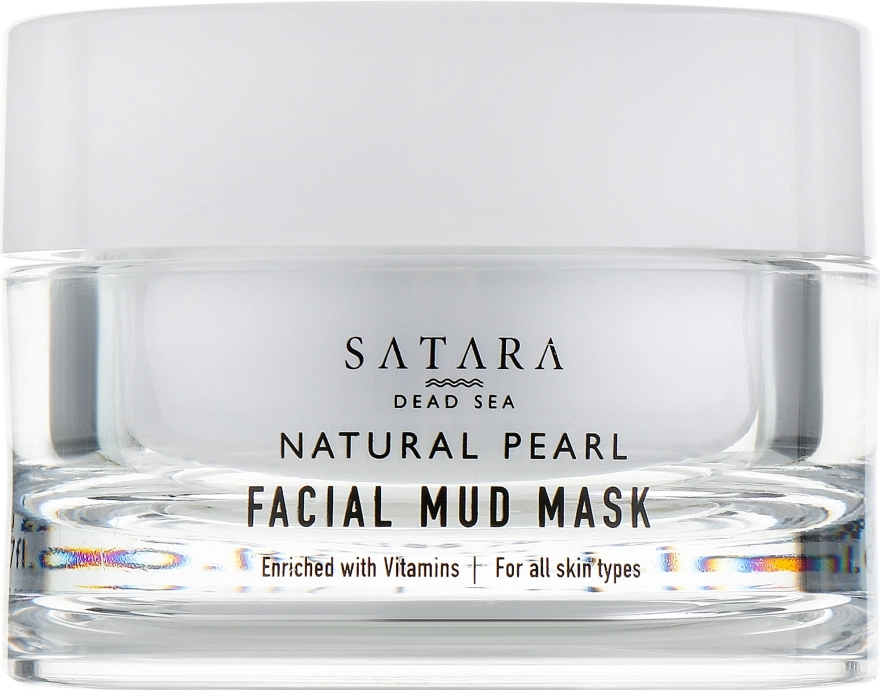 Satara Грязевая маска для лица на основе грязей, минералов и солей Мёртвого моря Natural Pearl Facial Mud Mask - фото N2