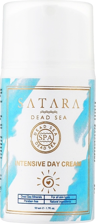 Satara Денний крем для інтенсивного догляду Dead Sea Intensive Day Cream For All Skin Types - фото N1
