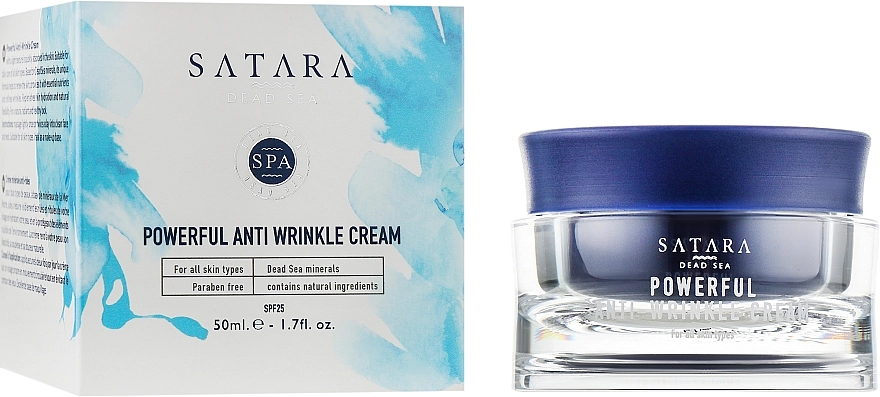 Satara Крем проти зморшок Dead Sea Powerful Anti Wrinkle Cream - фото N3