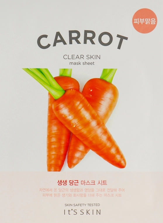 It's Skin Тканинна маска The Fresh Carrot Mask Sheet - фото N1