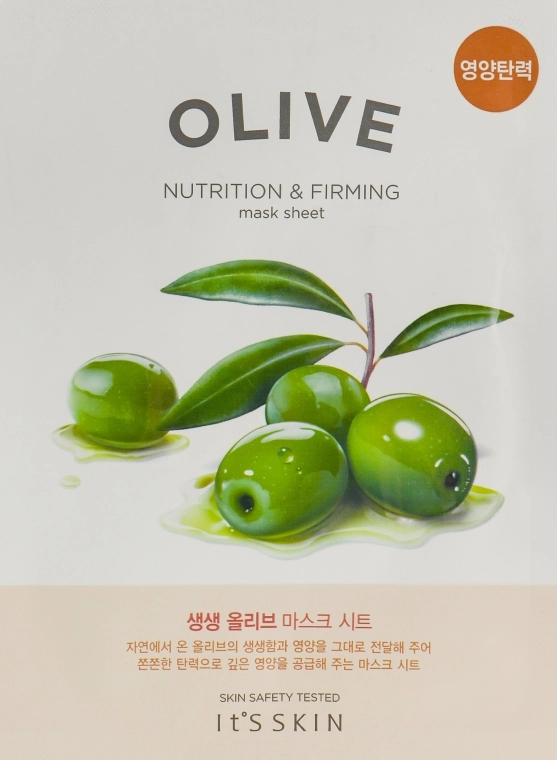 It's Skin Тканинна маска The Fresh Olive Mask Sheet - фото N1