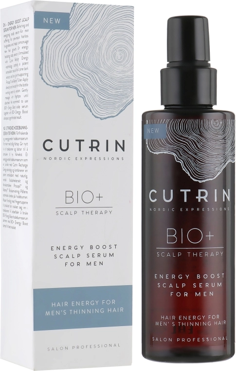 Cutrin Укрепляющая сыворотка для кожи головы мужчин Bio+ Energy Boost Scalp Serum For Men - фото N1