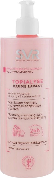 SVR Очищувальний засіб для обличчя і тіла Topialyse Baume Lavant - фото N3
