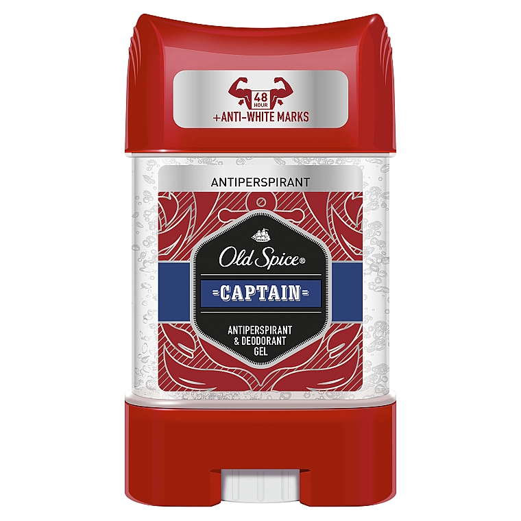 OLD SPICE Дезодорант-антиперспирант гелевый Captain Antiperspirant Gel - фото N1