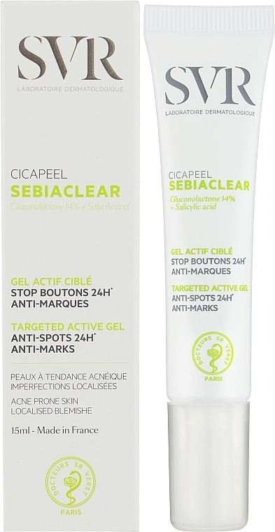 SVR Активный гель Sebiaclear Cicapeel Active Gel - фото N1