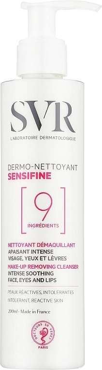 SVR Sensifine Dermo Nettoyant Make-up Removing Cleanser Очищающий крем-гель - фото N1