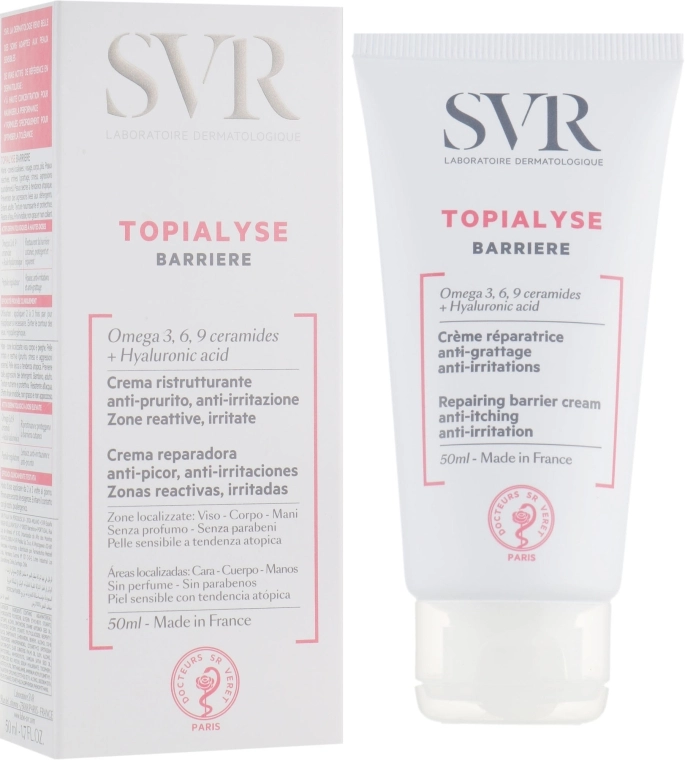 SVR Крем "Бар'єр" Topialyse Repairing Barrier Cream - фото N1