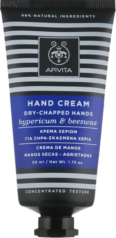 Apivita Крем-концентрат для сухой и потрескавшейся кожи рук Hypericum & Beeswax Dry-Chapped Hand Cream - фото N1