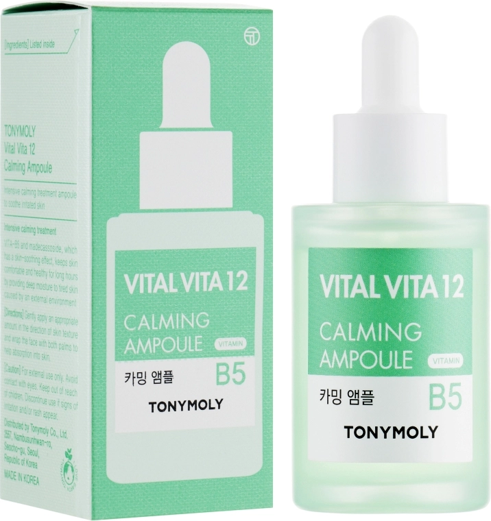 Tony Moly Ампульна есенція заспокійлива з вітаміном В5 Vital Vita 12 Calming Ampoule - фото N1