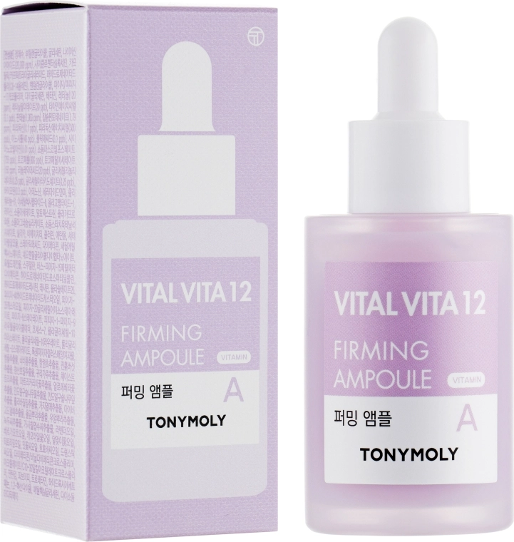 Tony Moly Ампульна есенція для пружності шкіри з вітаміном А Vital Vita 12 Firming Ampoule - фото N1