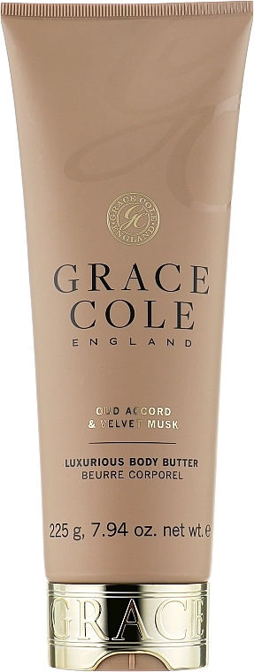 Grace Cole Олія для тіла Boutique Oud Accord & Velvet Musk Luxurious Body Butter - фото N1