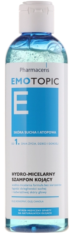 Pharmaceris Мицеллярный шампунь для волос Emotopic E Shampoo - фото N1