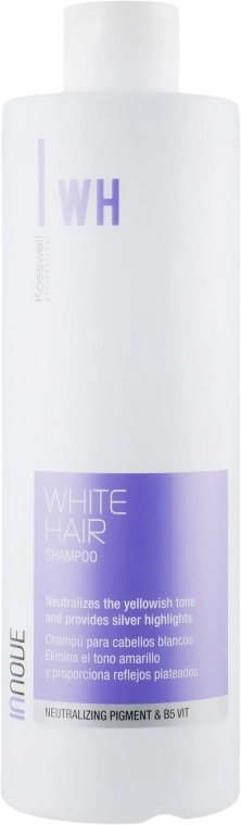 Kosswell Professional Шампунь нейтрализатор желтого оттенка Kosswell Innove Professional White Hair Shampoo - фото N1