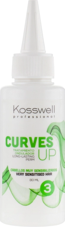 Kosswell Professional Средство для долговременной укладки Curves Up 3 - фото N1