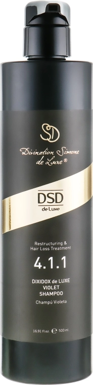 Simone DSD De Luxe Фіолетовий шампунь Діксідокс де люкс №4.1.1 Divination Simone De Luxe Dixidox de Luxe Violet Shampoo - фото N1