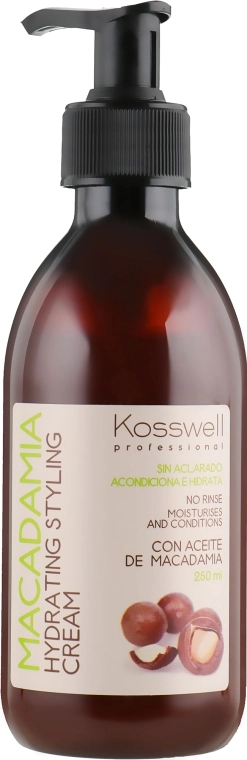 Kosswell Professional Крем для укладання волосся Macadamia Hydrating Styling Cream - фото N1