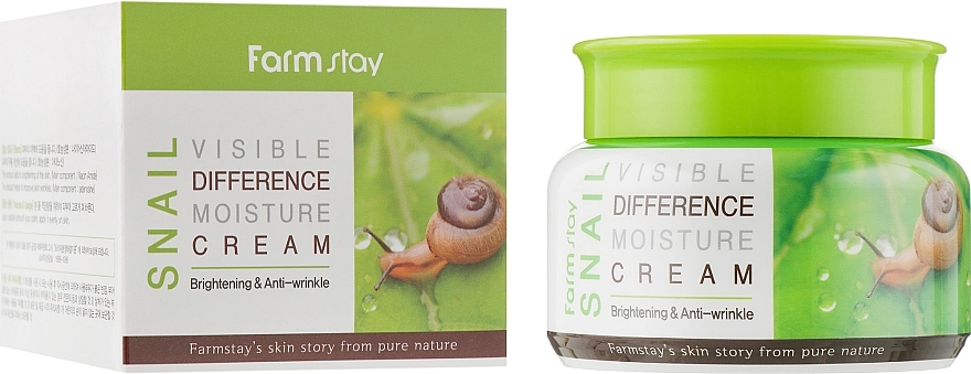 FarmStay Зволожувальний крем з равликовим муцином Snail Visible Difference Moisture Cream - фото N1