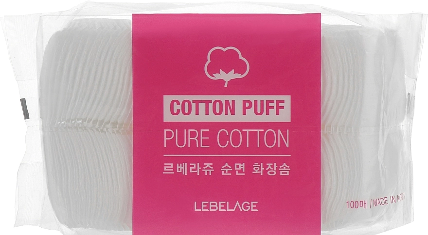 Lebelage Паффы Cotton Puff Pure Cotton - фото N1