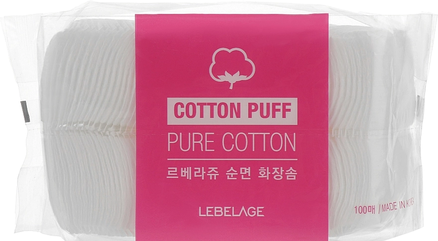 Lebelage Пафи Cotton Puff Pure Cotton - фото N1