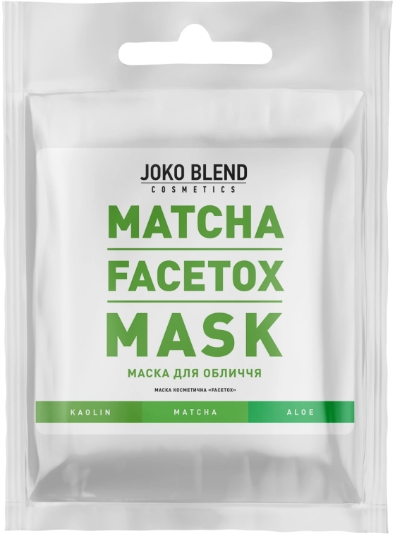 Joko Blend Маска для обличчя Matcha Facetox Mask - фото N1