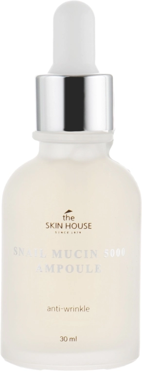 The Skin House Омолоджувальна ампульна сироватка з муцином равлика і колагеном Snail Mucin 5000 Ampoule - фото N2