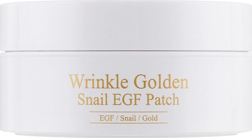 The Skin House Гидрогелевые патчи под глаза с золотом и муцином Wrinkle Golden Snail EGF Patch - фото N2